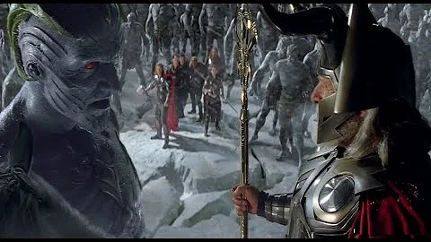 Thor Vs Frost Giants | Odin comes to rescue Thor | Short Clip from movie THOR