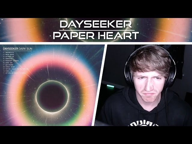 Chris REACTS to Dayseeker - Paper Heart 