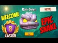 Snake Rivals - WELCOME SEOSAN 8‼️NEW SNAKE UNLOCKED ROCK GOLEM