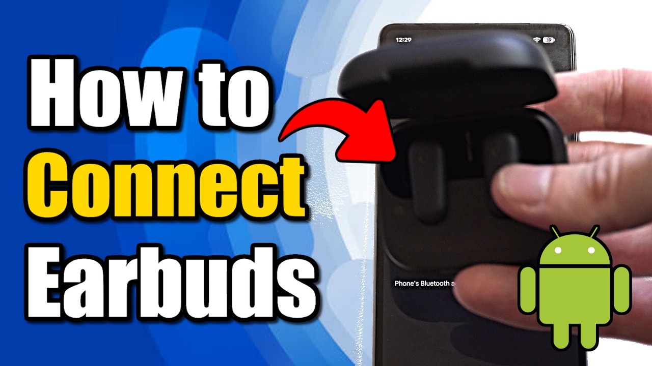 How to Connect Wireless Earbuds Android Phone & iPhone (Sync + Pairing ...