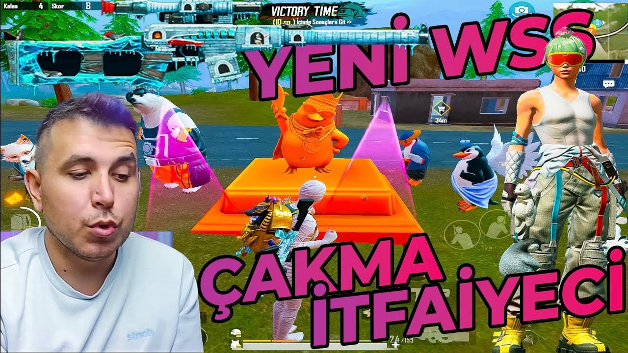 BUZ DİYARI VSS VE İTFAİYECİ SETİ ÇAKMASI GELDİ ROYAL PASS İLE