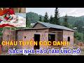CHÁU TUYẾN ĐỌC DANH SÁCH NHÀ HẢO TÂM ĐỢT MỚI , VÀ CHO AE THỢ LỢP MÁI BẾP XONG THÌ TRỜI MƯA TO