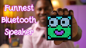 Best interactive bluetooth speaker Divoom Timebox Evo Pixel Art