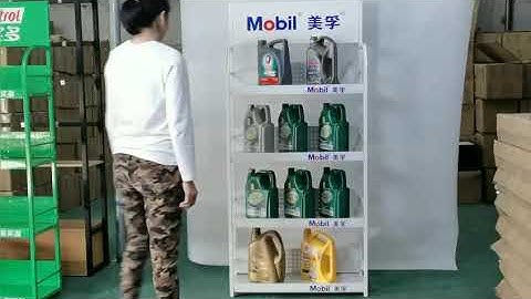Lubricating oil display rack for Customized logo or size