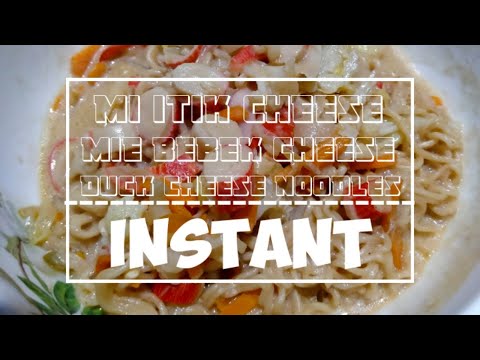 cheese-noodles-duck-flavour-/-mi-itik-cheese-/-mie-bebek-cheese-masakan-kekinian--simple-&-enak
