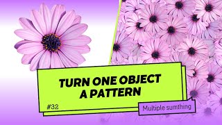 Turn One Object a pattern  | textile digital print |  #mndesignsgallery #adobephotoshop