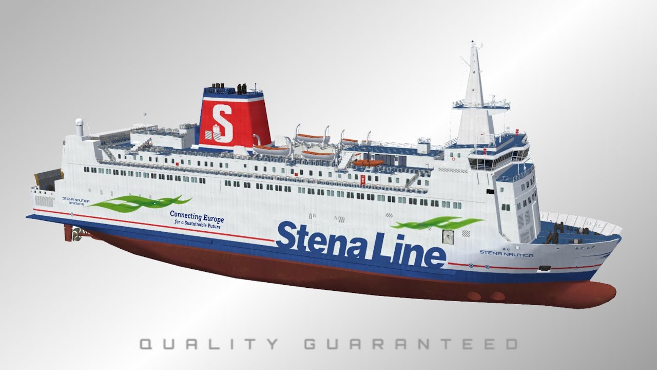 Stena Line Sim Stena Nautica by Francesco - Ship Simulation 2024 - YouTube