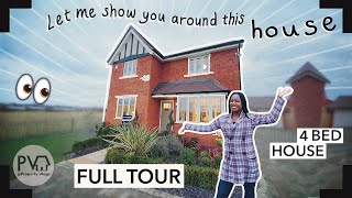 Touring a STUNNING! 4 Bed New Build Home £375K | FULL Property House Tour. Bloor Homes The Harwood