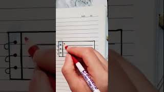 فكرة بسيطة لقائمة مهام يومية لتخطيط وتنظيم الوقت| Paper notes ideas ❤❤