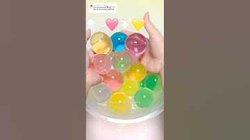 🩷+💛Tape Balloon DIY with Super Giant Orbeez and Nano Tape‼ - 🐸초초대왕개구리알 테이프풍선 만들기!#밍투데이#테이프풍선