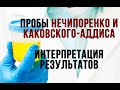 ПРОБА НЕЧИПОРЕНКО │ ПРОБА КАКОВСКОГО-АДДИСА │ ИНТЕРПРЕТАЦИЯ РЕЗУЛЬТАТОВ