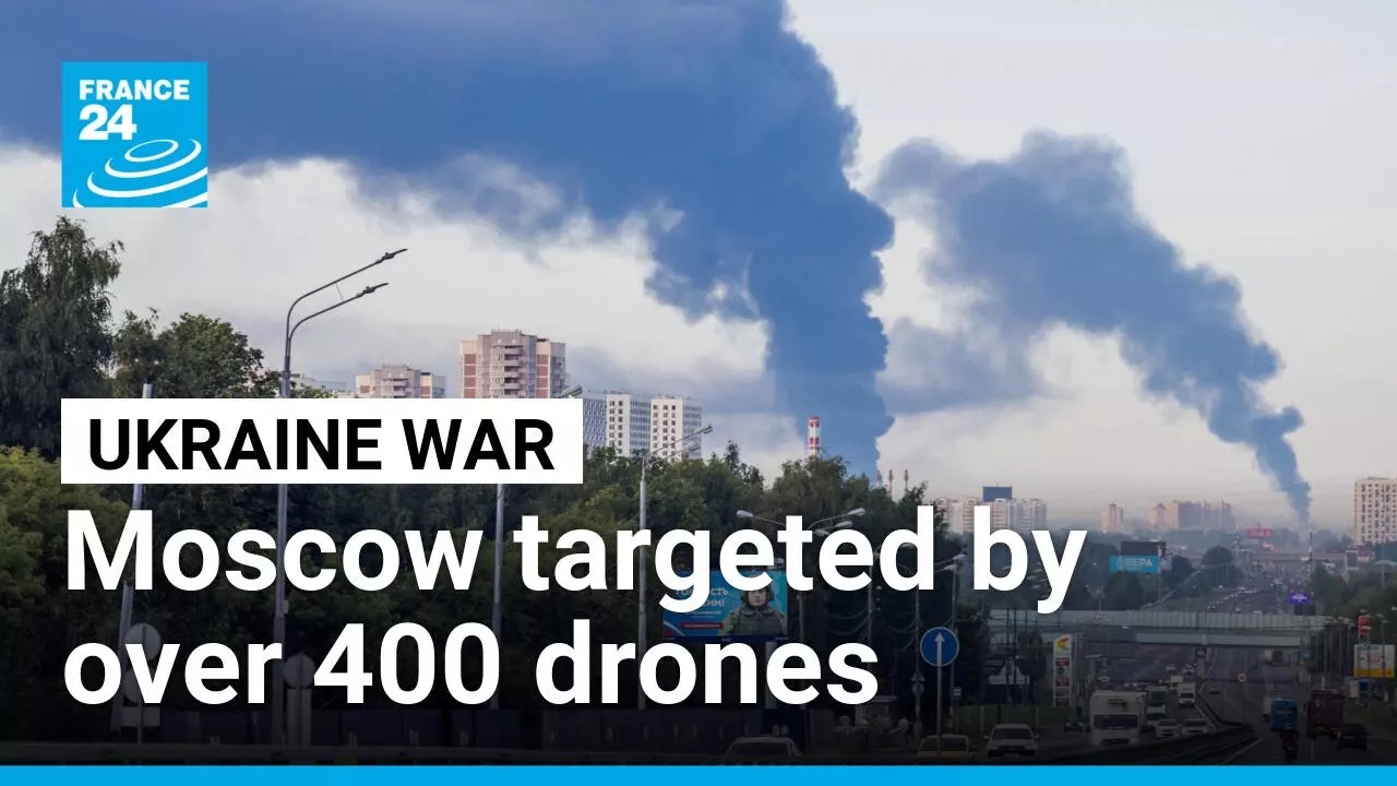 Ukraine fires 400 missiles at Moscow after deadly Russian attacks • FRANCE 24 English