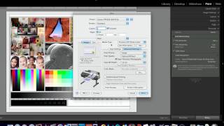 Canon iPF6300 Printing Demo using Canon Premium RC Luster in Lightroom