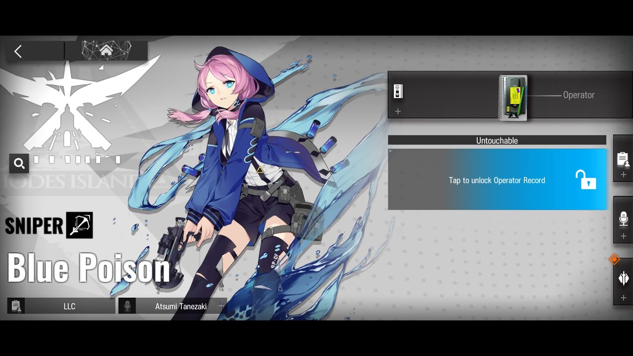 Arknights / Operator Records / Blue Poison YouTube