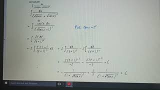 integration (substitution method)