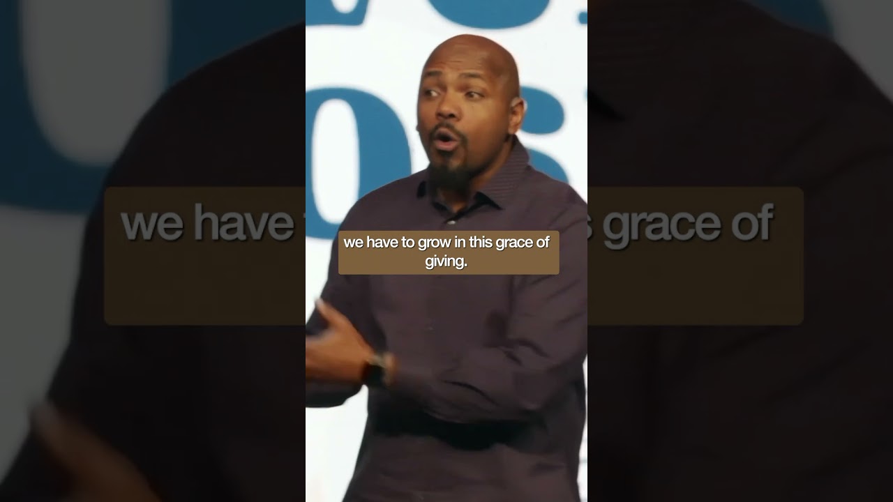 Giving is a part of spiritual growth. 