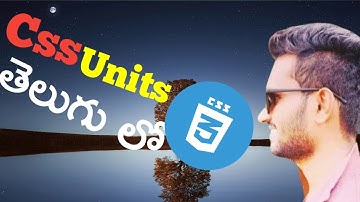Css Units In Telugu || Css Units Telugu By Strive Coding | Css Units