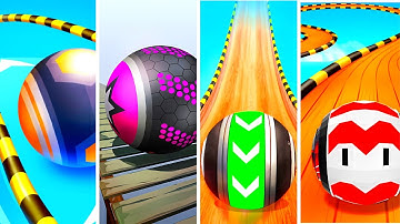 Action Balls vs Rollance vs Sky Ball Jump vs Going Balls Speed Run - All level gameplay Android, IOS