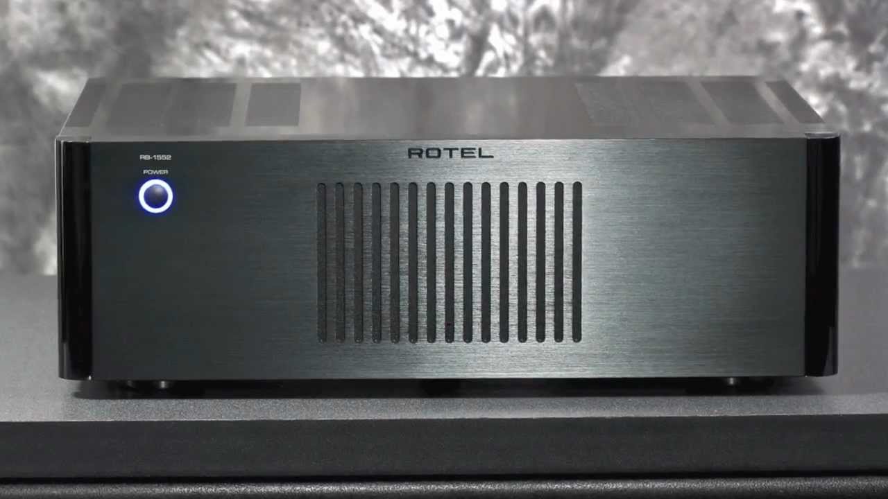 Stereo Design Rotel RB-1552 Stereo Amplifier in HD (Classic) - YouTube