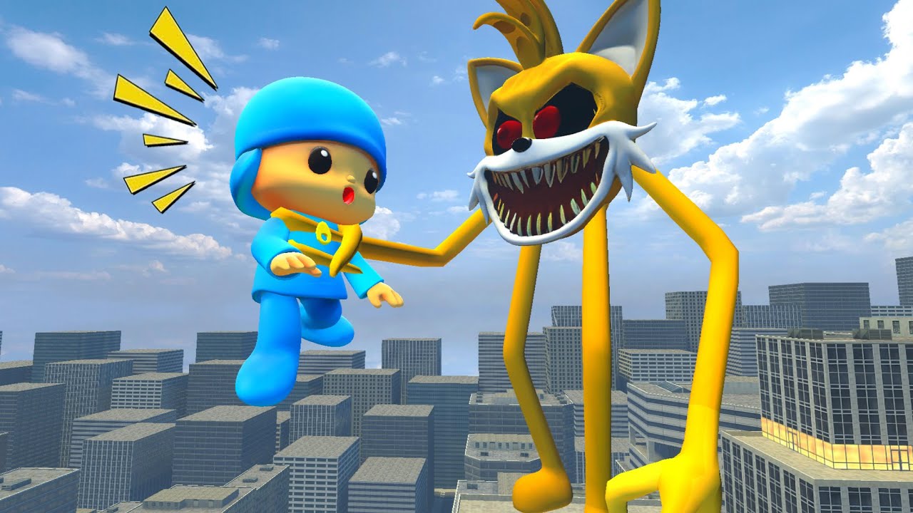 I FOUND NEW SONIC TAILS NIGHTMARE SMILEY'S VS ALL POCOYO DANCE NEXTBOTS LOVE STORY! In Garry's Mod!