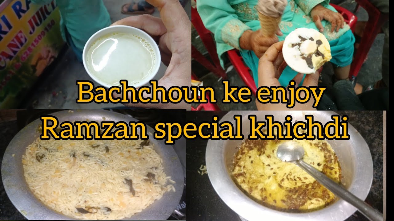 Hyderabadi mom bachchon ke saath enjoy aur Hyderabadi khichdi ki recipe so testy & very easy 