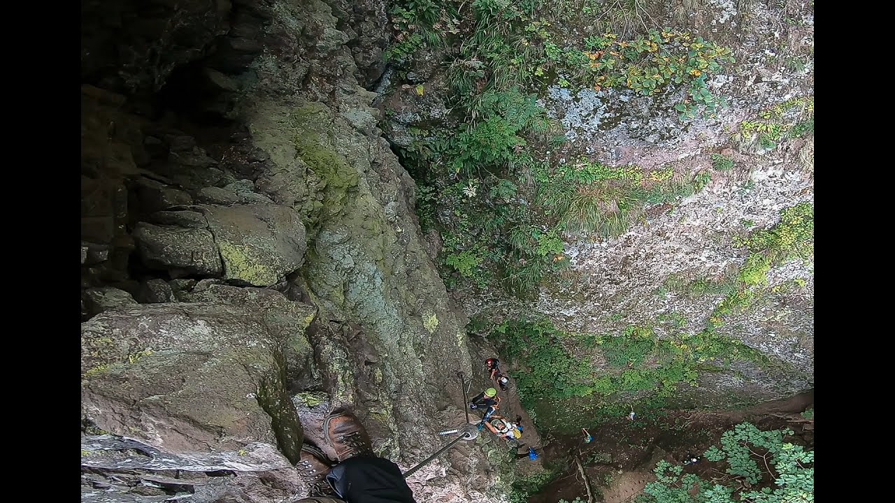 Via ferrata, výzva E (Skalka)