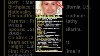 Freddie James Prinze Jr. Bio: From Teen Heartthrob to TV Icon!|Freddie James Prinze Jr. #shortsfeed