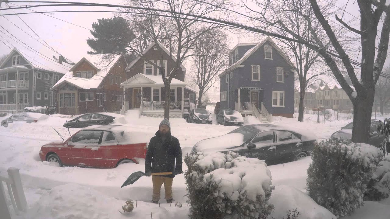 Blizzard of 2015 Time Lapse - YouTube
