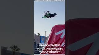 Their courage is frightening 🦽😨#stunt #wheelchair #FMX #fyp