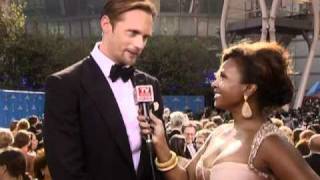 True Blood - Alexander Skarsgård - interviews from the Emmy Red Carpet.