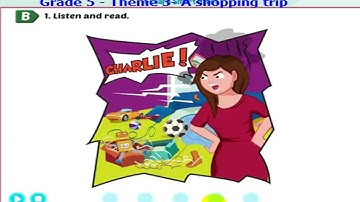 [I-LEARN SMART START] Grade 5- Theme 3- A shopping trip ( lessons 1)