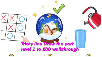 Tricky line Draw the part level 1 - 200 walkthrough