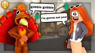 Trolling as a turkey with VC in roblox!! screenshot 5