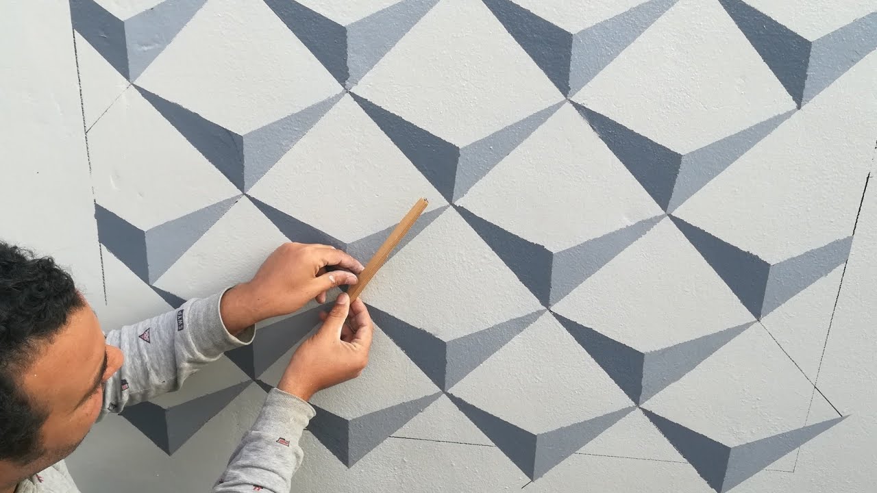 بقطعة خشب فقط اصنع جانب الجوهرة ثري دي بسهولهAmazing making jewelry paints with only a piece of wood