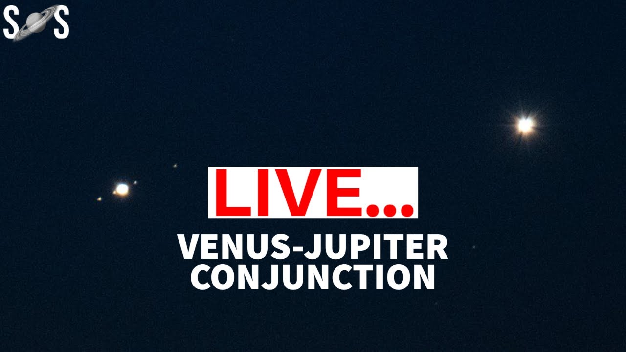 Live Venus Jupiter Conjunction 2023 | Secrets of Space - YouTube