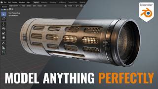 Create Complex Cylindrical Objects in Blender | Step-by-Step