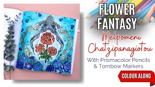 Colour Along | Flower Fantasy by Melpomeni Chatzipanagiotou