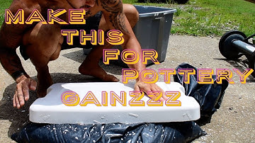 How To Make A Plaster Slab For - Wedging/Damp Box/Reclaim