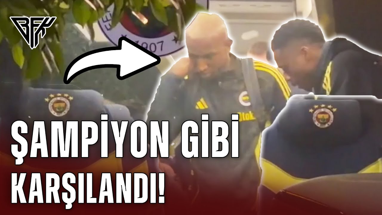 Fenerbahçe'ye Alanya'da Şampiyon Gibi Karşılama! (Alanyaspor-Fenerbahçe)