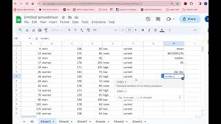 Calculate the Mean Median and Standard Deviation Using Excel or Google Sheets