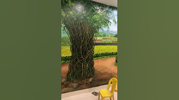 Tranh Tường 3D Cảnh Đồng Quê Cực Đẹp!