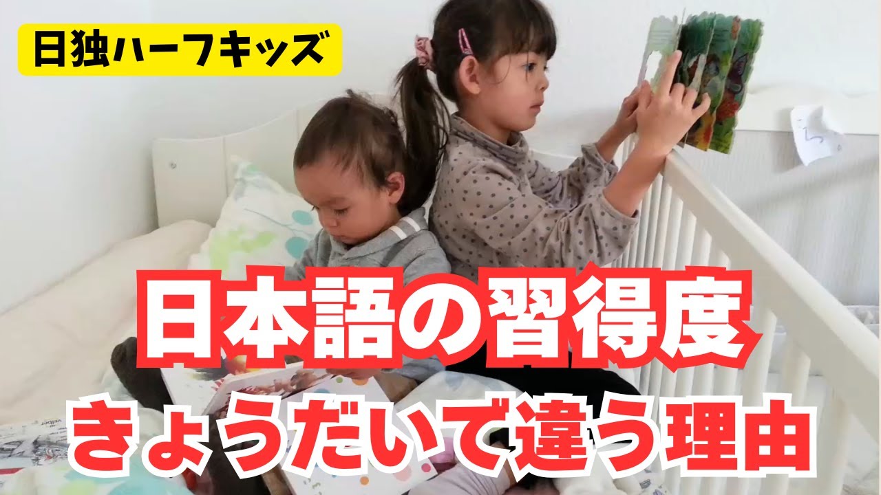 【日本語教育】日本語の習得度がきょうだいで違う理由｜家庭では何語を話す？｜高2娘の悩み