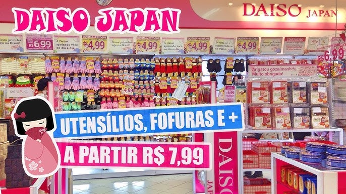 Daiso Japan  Brasil - Para quem gosta de coisas kawaiis (fofinhas