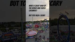Cloverdale Rodeo Ferris Wheel: Facing Fear of Heights to Afraid of Heights Song | #Shorts