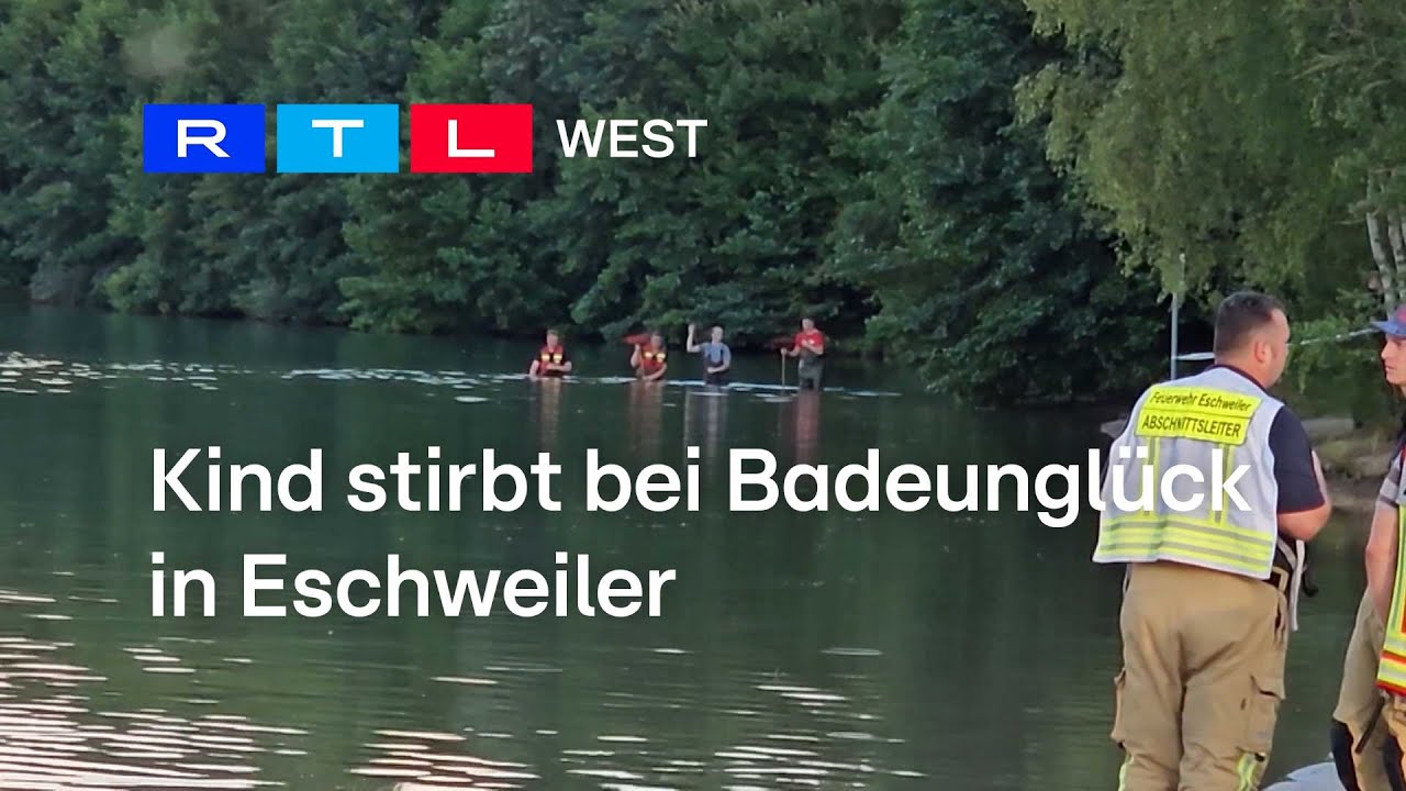 Badeunglück in Eschweiler: Sechsjähriger ertrinkt im Blausteinsee | RTL WEST, 13.08.2024
