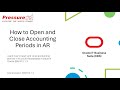 How to Open and Close Accounting Periods in AR | Oracle EBS R12