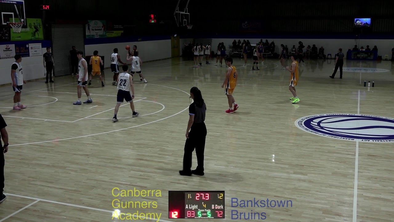 BNSW Waratah Youth Men Div 2 - Round 4 - Canberra Gunners Academy vs Bankstown Bruins