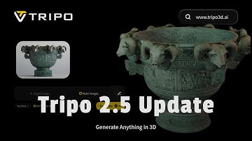 Tripo AI | Tripo 2.5 is now AVAILABLE: The Most Advanced Geometry Yet!
