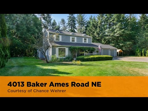 4013 Baker Ames Road, Olympia, WA home video tour