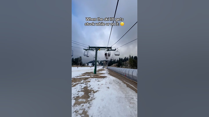Stuck on a ski lift for HOURS: